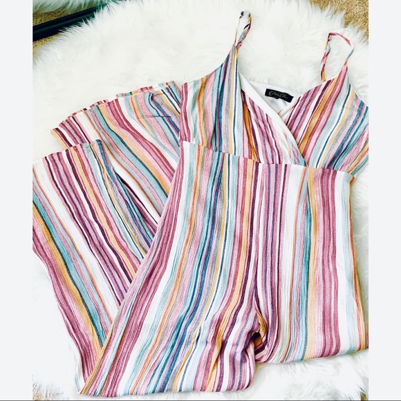 Pants - Stripe Jumpsuit